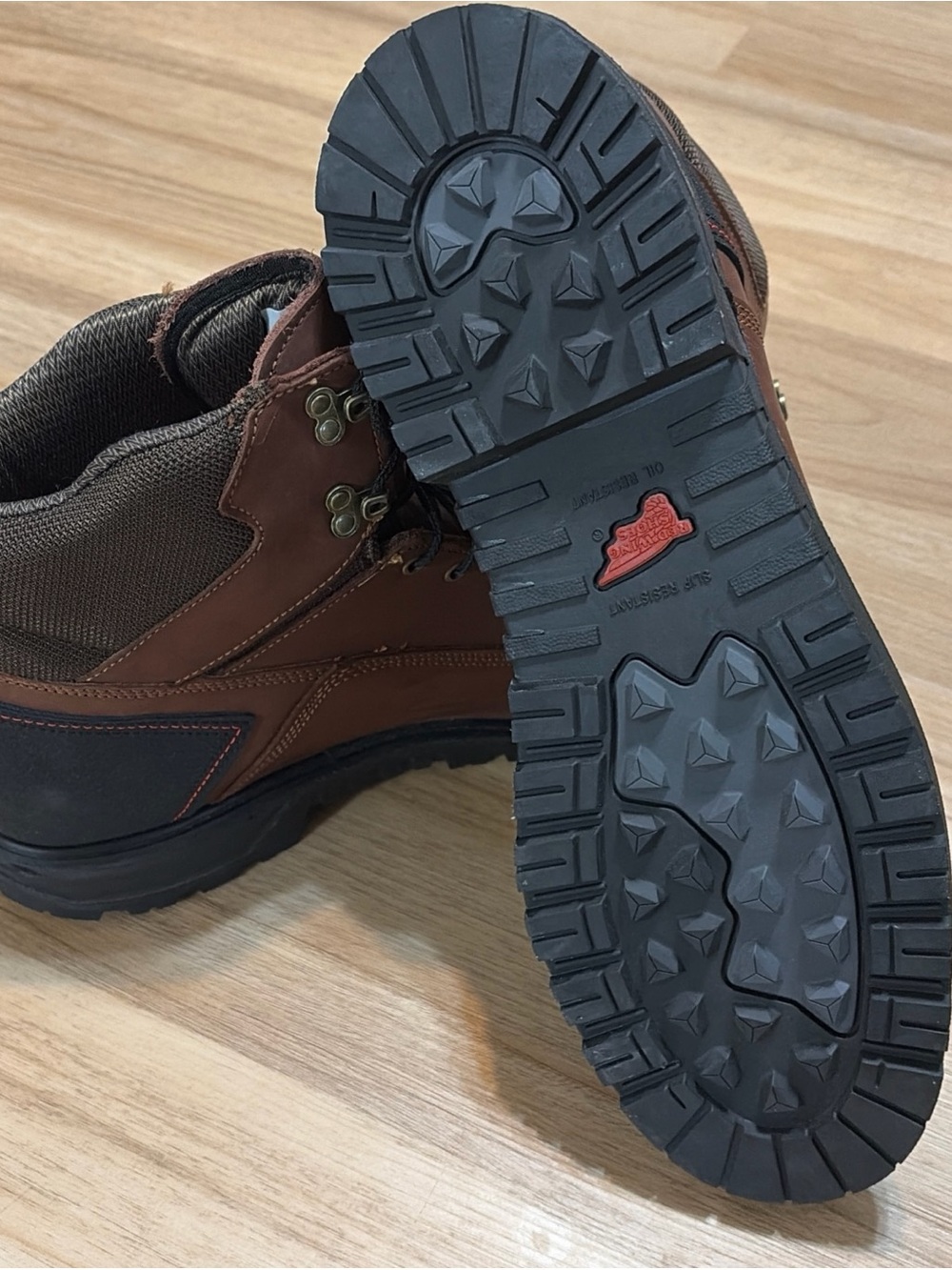 Red Wing 3572 BRNR XP Waterproof Safety Toe Work Boots Men’s 15D Brown EH - Picture 6 of 10